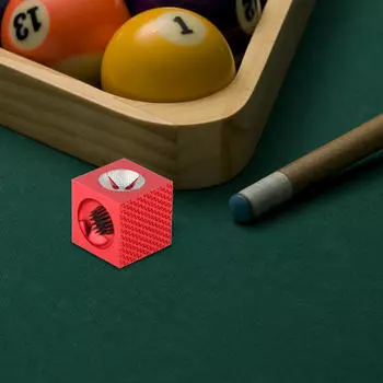 Инструмент для ремонта наконечника бильярдного кия, аксессуары для снукера, 5 в 1 полировщик, шлифовальный станок, Scuffer, красный