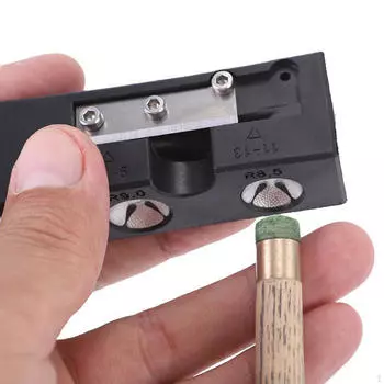 Инструмент для ремонта наконечника кия для пула, прочный, ручной, легкий, профессиональный, для технического обслуживания