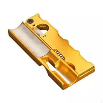 Инструмент для ремонта наконечника кия для пула Аэратор алюминиевый Компактный бильярдный золотой