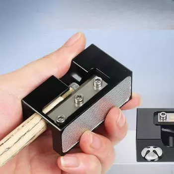 Инструмент для ремонта наконечника кия для пула, многофункциональный бильярдный шлифовальный станок, улучшение чёрный