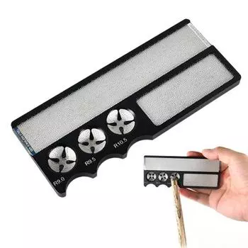 Инструмент для ремонта наконечника кия для снукера, алюминиевый сплав, профессиональный наконечник для клюшки для бильярдного бассейна, формирователь, полировщик, аэратор, аксессуары для бильярда чёрный/серебряный