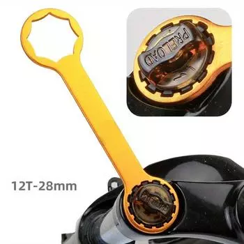 Инструмент для ремонта передней вилки велосипеда для SR Suntour XCR/XCT/XCM/RST, ключ для передней вилки, инструменты для разборки, аксессуары для велосипеда 1pc жёлтый
