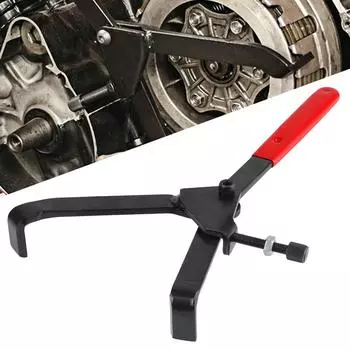 Инструмент для ремонта ремня, диска, магнита, фиксирующего зажима, съемника суппорта, съемника, гаечного ключа Y-типа для маховика, шкива сцепления скутера, мотоцикла, гаечного ключа для звездочки Black