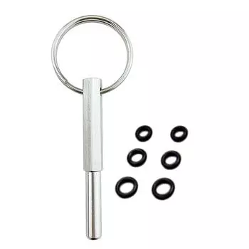 Инструмент для ремонта с овальной головкой. Винты с ключом для кофемашины Jura, изготовлены из нержавеющей стали, удлиненные. 61x6mm серебряный