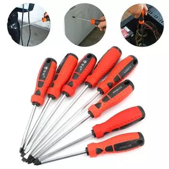 Инструмент для ремонта Шлицевая отвертка 45 # Стальная крестовая отвертка Магнитная отвертка Авторемонт