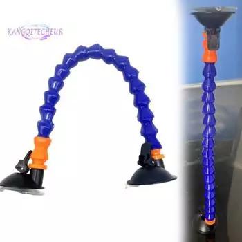 Инструмент для ремонта вмятин автомобиля, присоска с двойной головкой, легкий, портативный, ремонт кузова автомобиля, инструмент для удаления вмятин синий