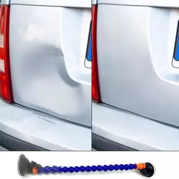 Инструмент для ремонта вмятин автомобиля с двойной присоской, легкий портативный инструмент для ремонта автомобильного кузова, инструмент для удаления вмятин синий