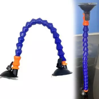 Инструмент для ремонта вмятин автомобиля с двойной присоской, легкий портативный инструмент для ремонта автомобильного кузова, инструмент для удаления вмятин синий