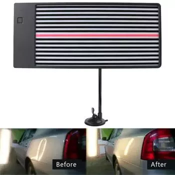 Инструмент для ремонта вмятин без покраски PDR для автомобиля, автомобильные аксессуары, комплекты светодиодных отражателей, наборы отражателей для проверки линий, удаление вмятин Black White