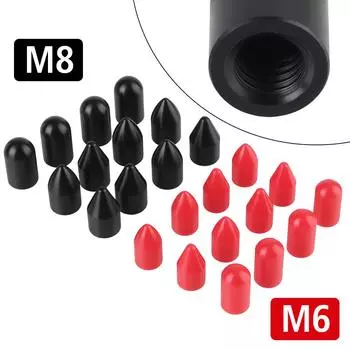 Инструмент для ремонта вмятин на автомобиле, автомобильные аксессуары, 12 шт., M8 M6, инструмент для ремонта вмятин, сменная головка молотка без покраски Red