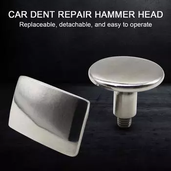 Инструмент для ремонта вмятин на автомобиле, многоголовочный выравнивающий лист из углеродного волокна, бесплатная металлическая головка, ямочный молоток, резьбовые инструменты Y7B6