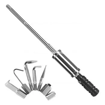 Инструмент для ремонта вмятин на автомобиле PDR, молоток, съемник, набор для покраски без царапин жёлтый