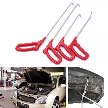 Инструмент для ремонта вмятин на автомобиле, плоский стержень для удаления вмятин на кузове автомобиля, профессиональный инструмент из нержавеющей стали A