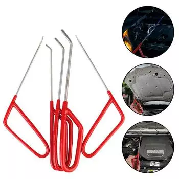 Инструмент для ремонта вмятин Ремонт вмятин Рычаг из нержавеющей стали Удаление вмятин на кузове автомобиля DingsHails Rod Hook Ремонт вмятин на автомобиле