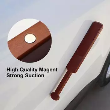 Инструмент для ремонта вмятин с деревянной рукояткой 1 шт. Магнитный инструмент для удаления вмятин без покраски автомобиля PDR-инструмент Адсорбционный молоток HammerBody Comfortable коричневый