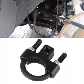 Инструмент для ремонта внутренней рулевой тяги, универсальный регулируемый адаптер привода 3/8 дюйма, автомобильные аксессуары, U-образный комплект для разборки шасси автомобиля, инструменты для снятия коромысла чёрный