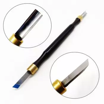 Инструмент для резьбы по красному зубному воску, восковая силиконовая шпатлевка, резак для формовки воскового ножа 1 piece