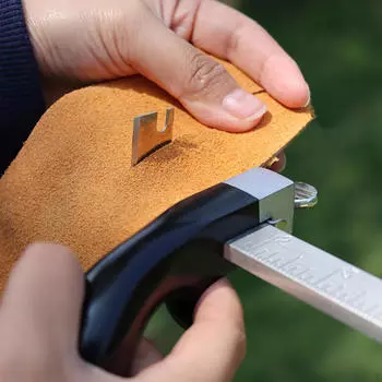 Инструмент для резки кожаных полосок, резак для ремней, прочные аксессуары для кожевенных дел с прозрачной чешуей