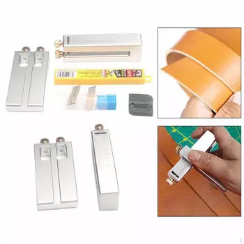 Инструмент для резки кожи Регулируемый портативный стабильный простой в использовании ленточный резак