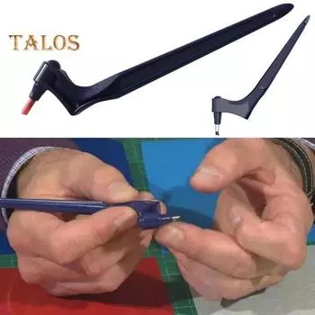 Инструмент для резки поделок с вращающимся на 360 градусов лезвием, резак для бумаги с гравировальными головками 15/45 градусов, трафарет для скрапбукинга, резак для поделок своими руками A