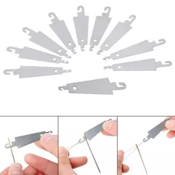 Инструмент для рукоделия из нержавеющей стали «сделай сам», швейные аксессуары, нитевдеватель для игл