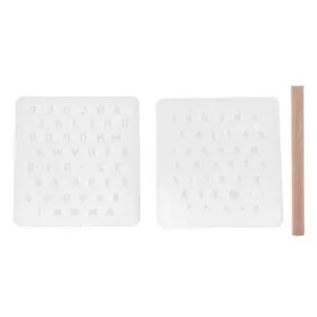 Инструмент для штамповки кожи DIY Кожаный подвижный тип Цифровой инструмент для штамповки букв