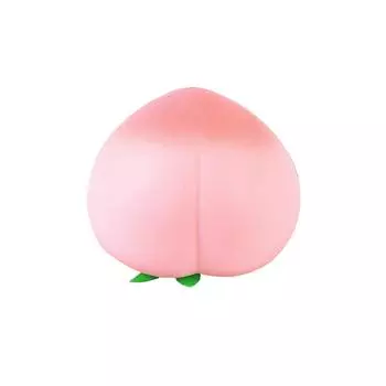 Инструмент для симуляции декомпрессии в виде персика - Big Peach Pinch Music Q Мягкая медленная игрушка для декомпрессии и снятия стресса. One Size