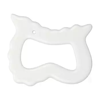 Инструмент для скребкового массажа тела Керамический инструмент для релаксации лица Гуаша для массажа подбородка и шеи