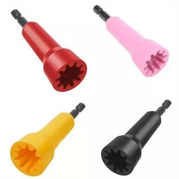Инструмент для скручивания проводов, соединитель для проводов, инструмент для скручивания проводов для дрели, инструмент для скручивания проводов с патроном 1/4, повышение эффективности электропроводки красный
