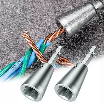 Инструмент для скручивания проводов Соединитель проводов, инструмент для скручивания проводов, инструмент для зачистки проводов, инструмент для скручивания проводов, дрель, инструмент для зачистки проводов и скручивания One Size