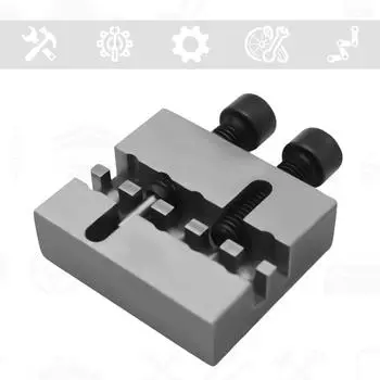 Инструмент для снятия цепи из углеродистой стали для обработки позиционных канавок с ЧПУ и точной фиксации темно серый