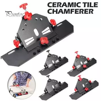 Инструмент для снятия фаски под 45 градусов для керамического камня, резак для мраморного пола, стандартный угол скоса, простая установка, инструмент для резки плитки для стекла B