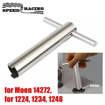 Инструмент для снятия фиксатора картриджа с ручкой для Moen 14272, съемник картриджа для 1224 1234 1248, сменная часть для ванны серебряный