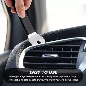 Инструмент для снятия и установки обшивки салона автомобиля из нержавеющей стали. Инструмент для установки монтажной пластины из нержавеющей стали.