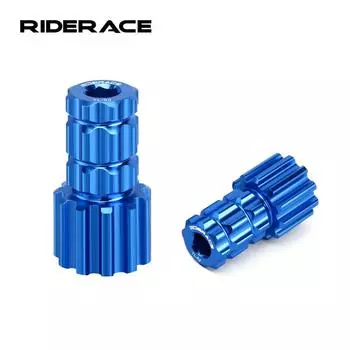 Инструмент для снятия и установки шатуна велосипеда, пылезащитный колпачок шатуна велосипеда, ключ для полого болта шатуна Shimano XTR M9100 для велоспорта синий