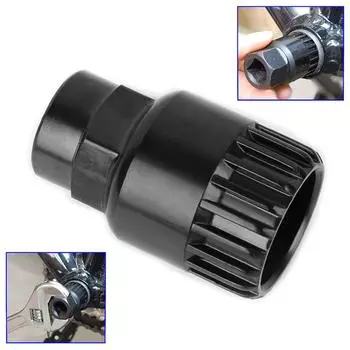 Инструмент для снятия каретки велосипеда для горного велосипеда 20 зубцов Инструменты для ремонта велосипеда Простые в использовании чёрный