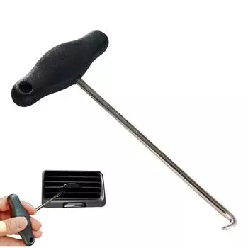 Инструмент для снятия крюка для вытяжки воздуха на приборной панели автомобиля, стальной материал, многофункциональный инструмент для дизайна Т-образной ручки для снятия автомобильного United States
