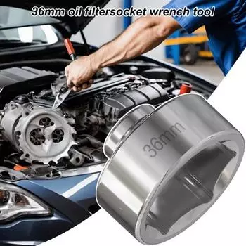Инструмент для снятия масляного фильтра автомобиля, инструмент для снятия торцевой головки фильтра, гаечный ключ для снятия торцевой головки, 36-миллиметровый ключ для крышки фильтра, инструмент для снятия масляного фильтра, прочная крышка красный