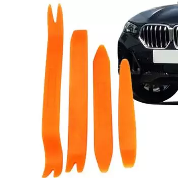 Инструмент для снятия обшивки, 4 шт. Инструмент для снятия заклепок, съемник зажимов, инструмент для снятия обшивки двери автомобиля, инструмент для снятия панели аудио- и радиоприемника автомобиля, инструмент для снятия панели CHINA