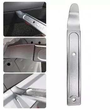 Инструмент для снятия обшивки монтировки Быстрое эффективное снятие панели Высококачественный ультратонкий инструмент для снятия дверной панели серебряный