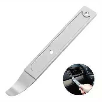 Инструмент для снятия обшивки салона автомобиля из нержавеющей стали, металлический лом, 4140, мини-карманный лом для снятия обшивки салона автомобиля 1 pc