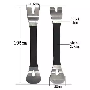 Инструмент для снятия пряжки пластины из нержавеющей стали для модификации автомобиля, снятия аудиосистемы, навигации, центральной консоли, внутренней панели двери