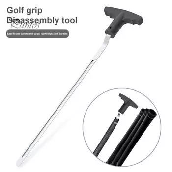 Инструмент для снятия рукояток для гольф-клюшек, инструмент для снятия рукояток с V-образной канавкой, инструмент для снятия поворотных рукояток стандартной длины 15 дюймов, захватный инструмент, аксессуары для гольфа A