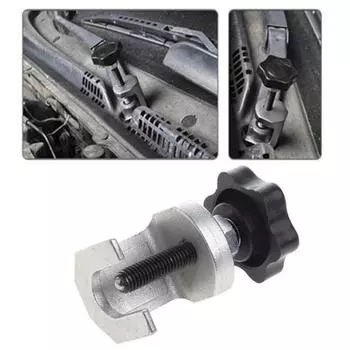 Инструмент для снятия рычага стеклоочистителя Ar - простое и безопасное снятие щетки лобового стекла, подходит для втулок до 15 мм, прочная хромированная углеродистая сталь Amagi серебряный