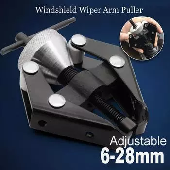 Инструмент для снятия рычага стеклоочистителя, профессиональный автомобильный аккумулятор, клемма, генератор, подшипник, стеклоочиститель, двухзахватный инструмент для ремонта 6-28 мм