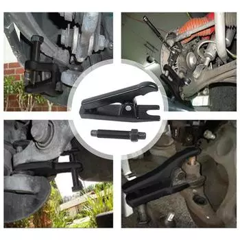 Инструмент для снятия шаровых шарниров, инструмент для снятия автомобильных шаровых шарниров, инструмент для снятия для разделения рычагов, рулевых тяг и шаровых шарниров на автомобилях чёрный