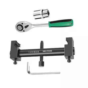 Инструмент для снятия шкива коленчатого вала, гибкий инструмент для снятия шкива, регулируемый съемник шкива балансира для ремонта автомобиля spain