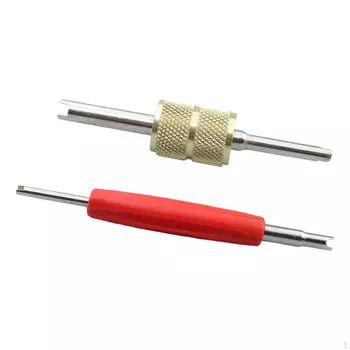 Инструмент для снятия штока клапана с двойной головкой премиум-класса, противоскользящий роликовый стержень 4 мм/6 мм для