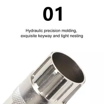 Инструмент для снятия свободного хода Инструмент для ремонта велосипеда Легкий съемник шатунов для горного велосипеда Аксессуары для велоспорта серебряный