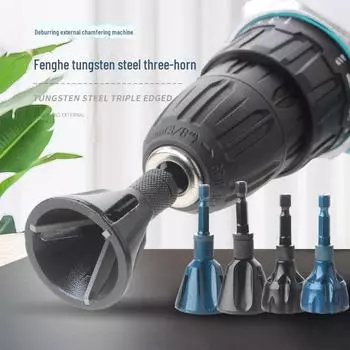 Инструмент для снятия внешних заусенцев и фасок с винтов и болтов